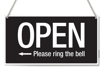 Standard Please Ring Bell for Assistance (Bell) Sign (Blue