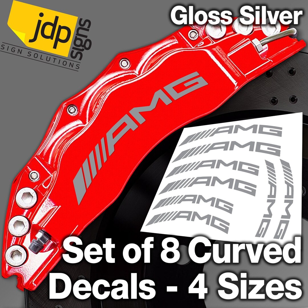 8 X AMG Brake Caliper Decal Permanent Vinyl Stickers 3 Sizes Etsy UK
