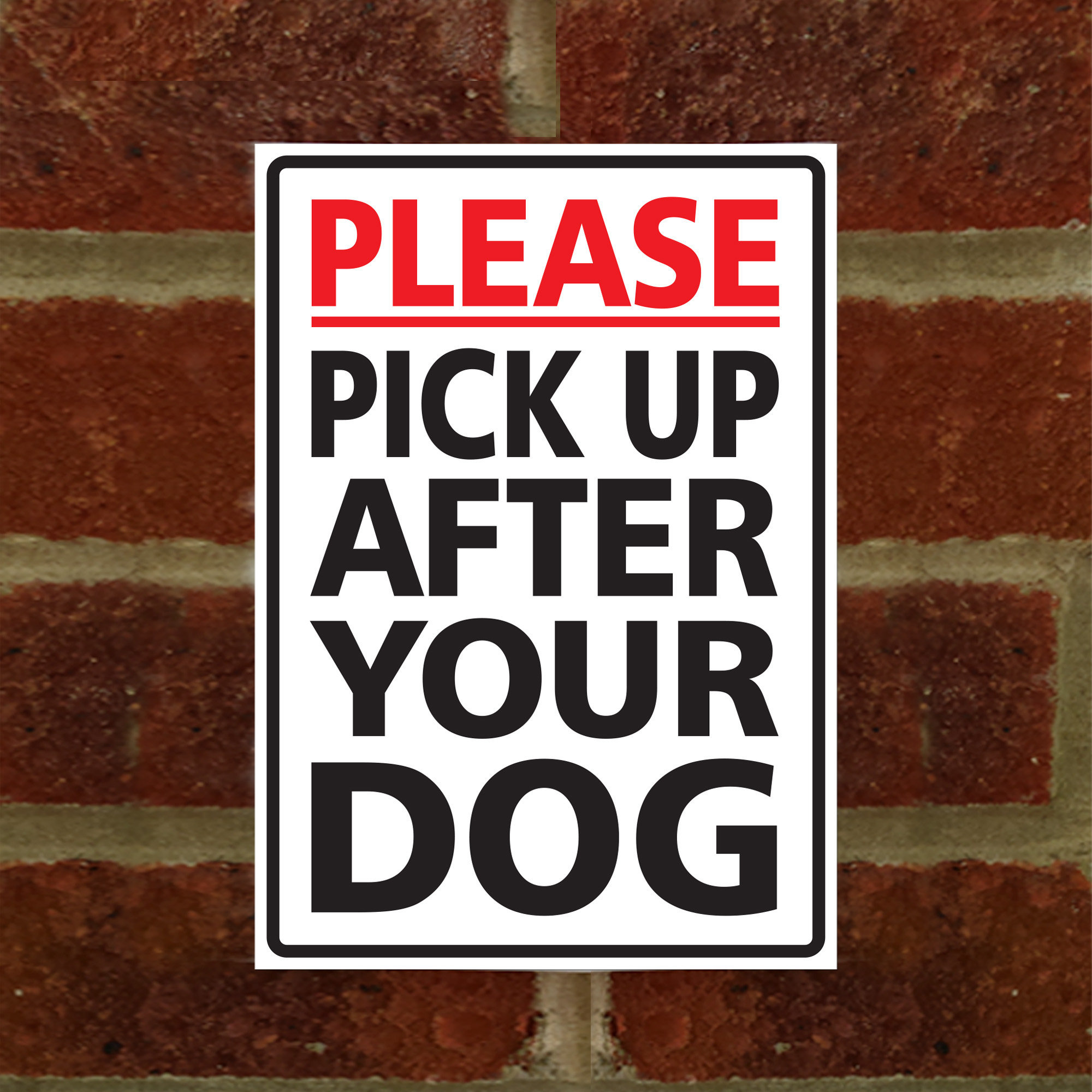 No Fouling It Is A Criminal Offence To Not Pick Up After Your Dog CCTV In Operation Safety Sign - 1mm Plastic Sign (400mm X 300mm