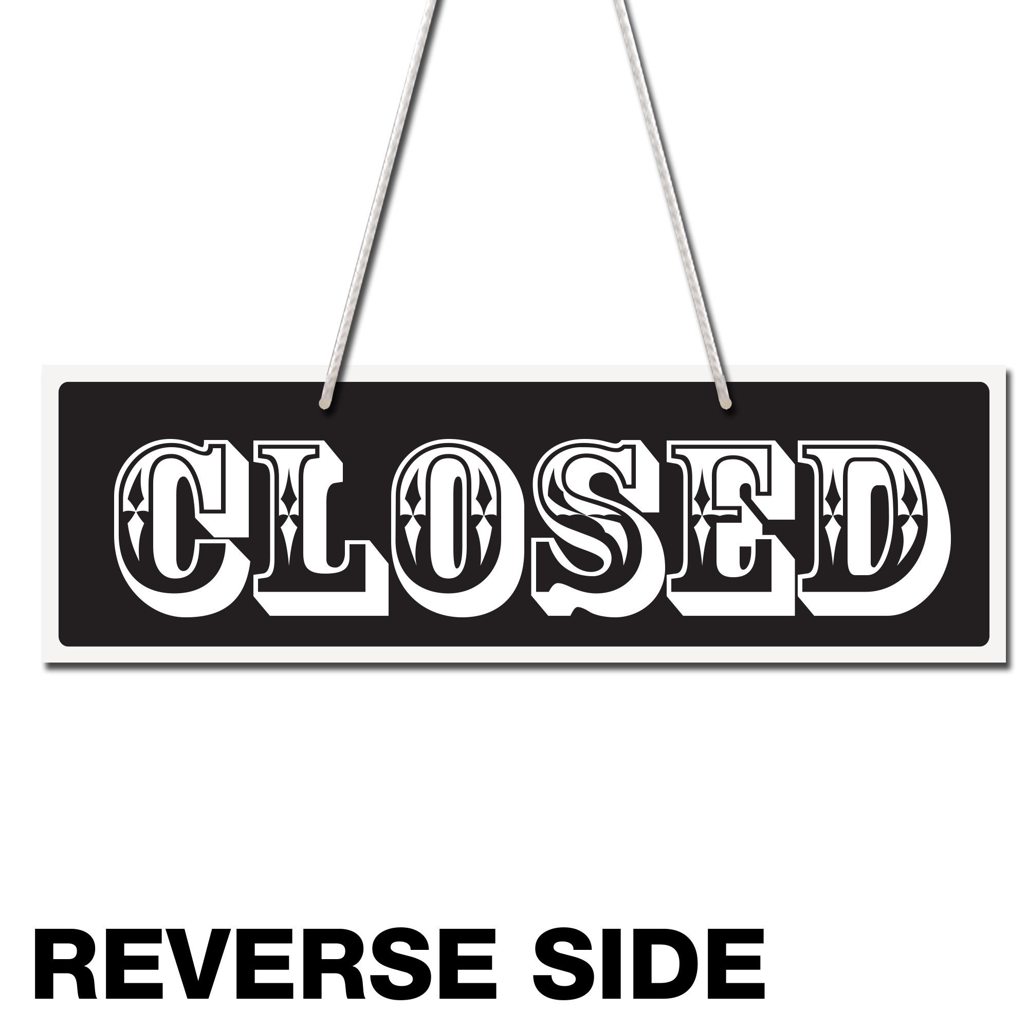 Large Open and Closed 3mm Rigid Hanging Sign 80mm X 260mm - Etsy