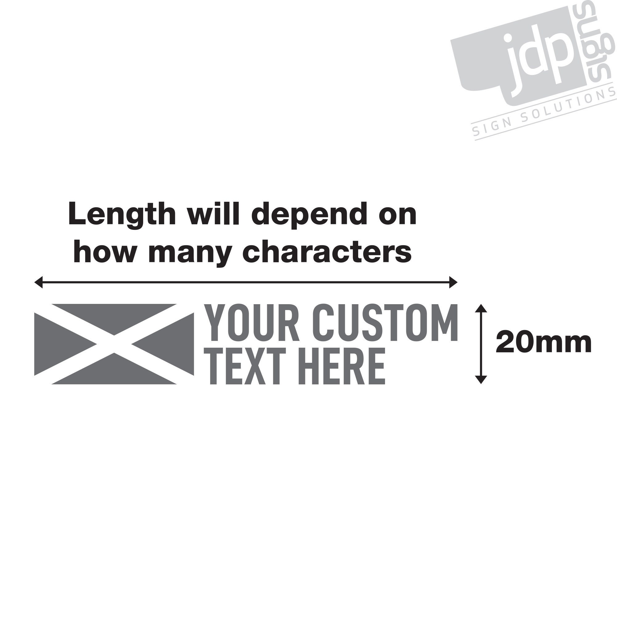 X2 Personalised Scottish Flag Bike Frame Name Stickers Vinyl Etsy UK