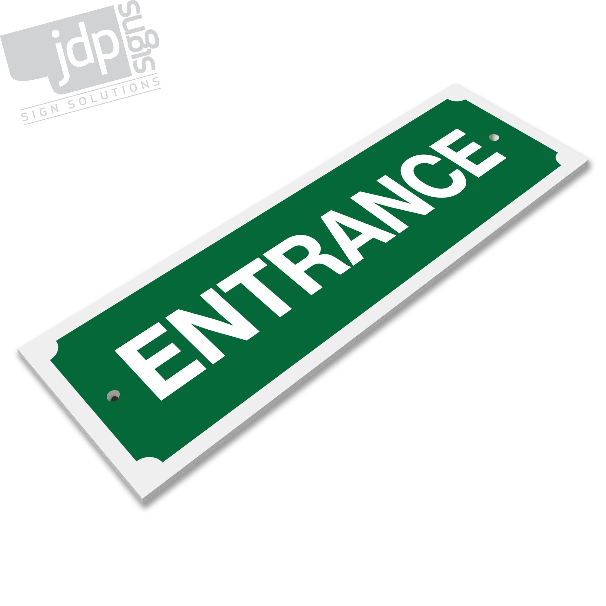 Entrance 3mm Rigid PVC Board Sign - 21 Colours - Etsy