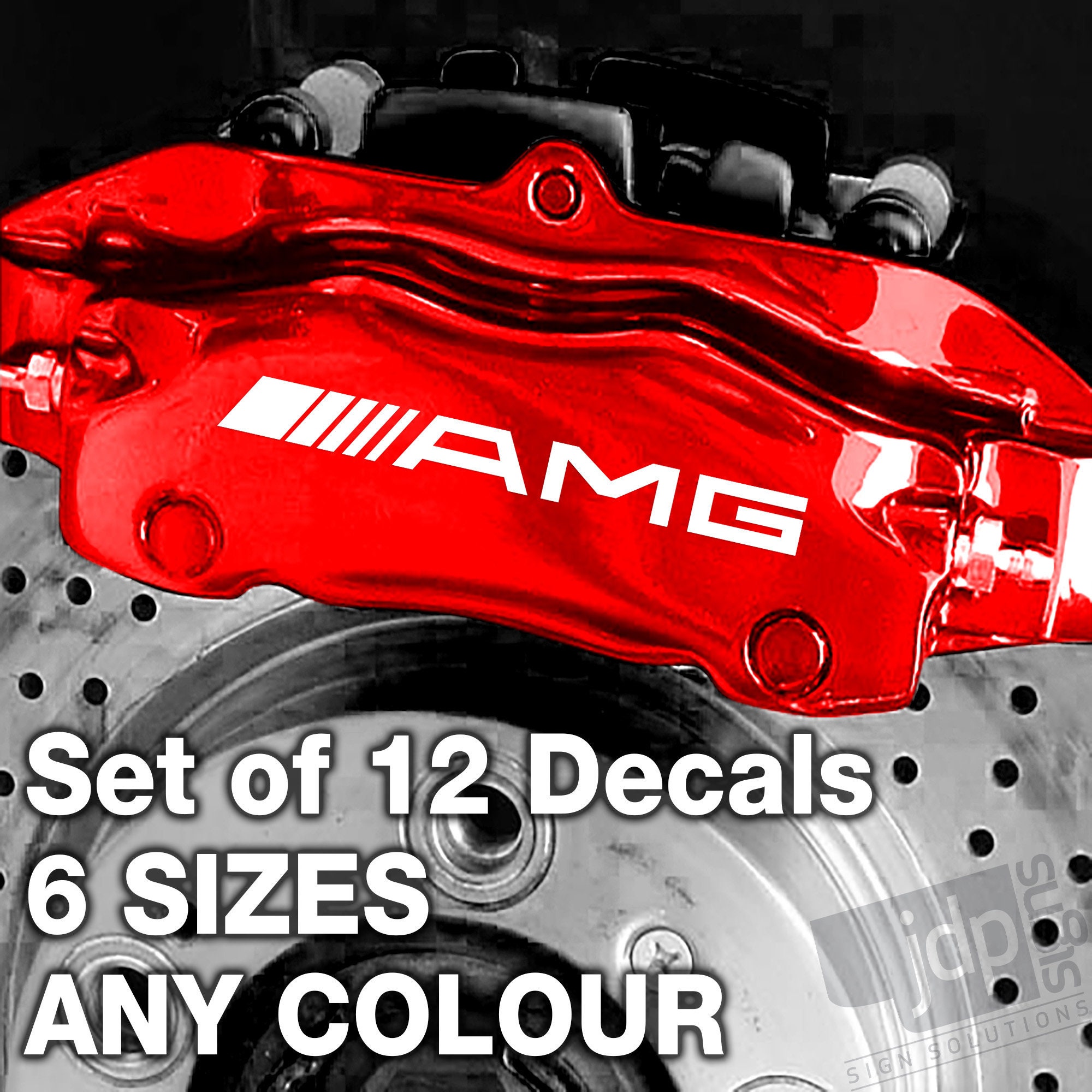 Mercedes AMG Quality Brake Caliper Decals Stickers 6 SIZES Etsy