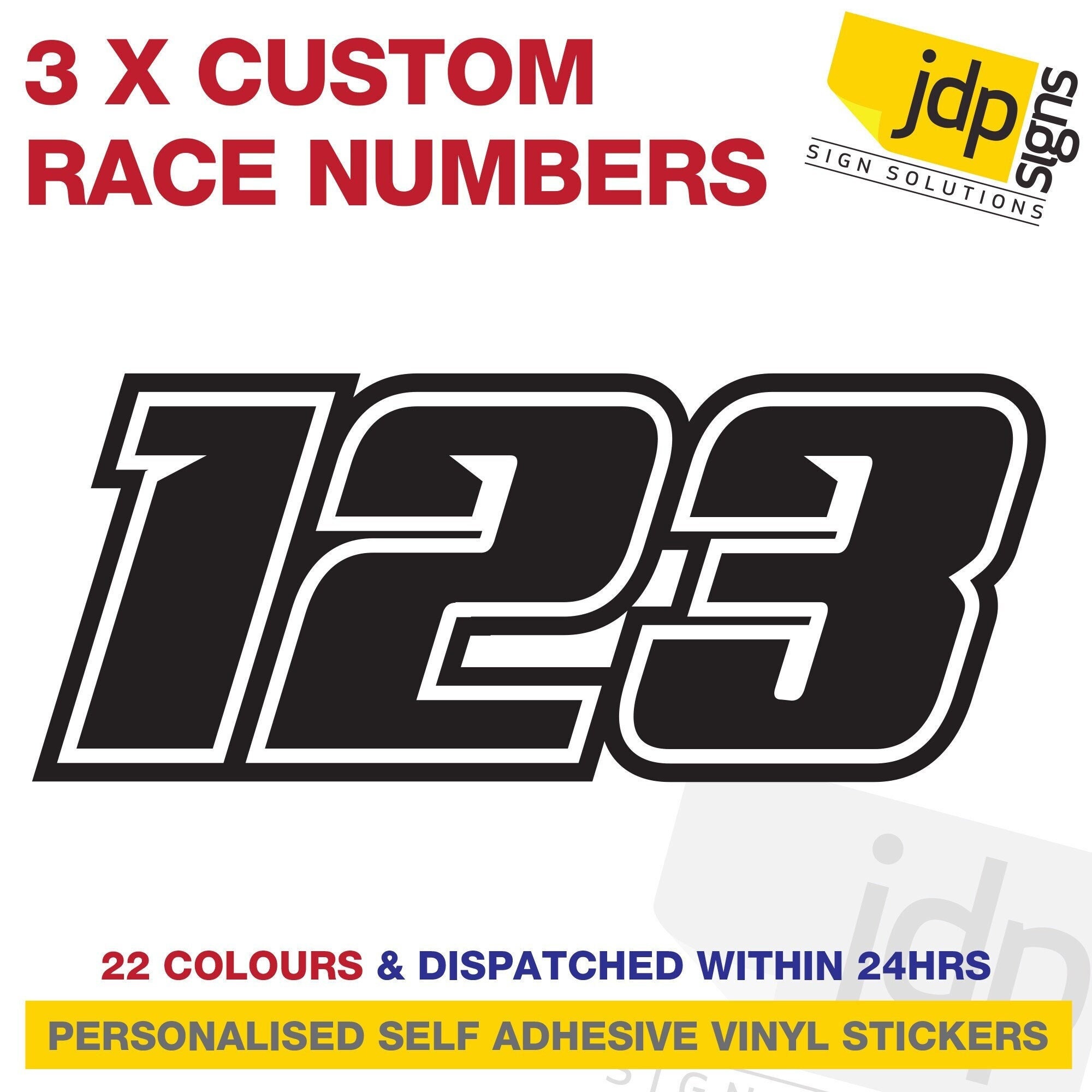 Pegatinas de vinilo personalizadas para coche, calcomanía de números de  carreras, accesorios decorativos para motocicleta, elige tu número, 0, 1,  2, 3, 4, 5, 6, 7, 8, 9, S52148 #