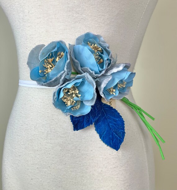 Vintage NOS 1940s 1950s Corsage Millinery Velvet … - image 3