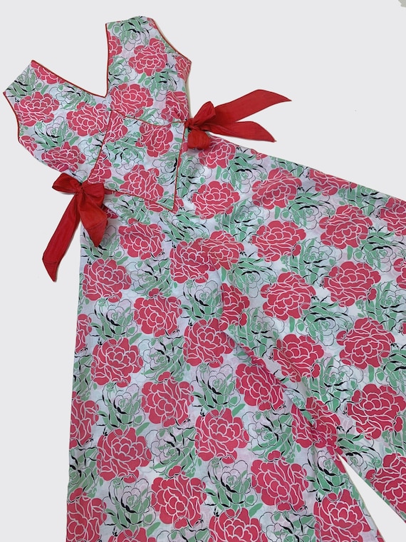 1930s Wide Leg Beach pajamas / 1920s Overalls / 3… - image 2