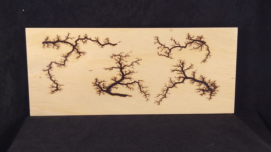 Lichtenberg Panel Wood Burning Wall Art Etsy
