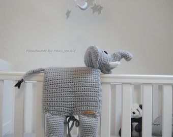 Baby blanket, Cuddle and Play Elephant Crochet Baby Blanket, Elephant Baby Blanket Crochet, Multi purpose baby blanket