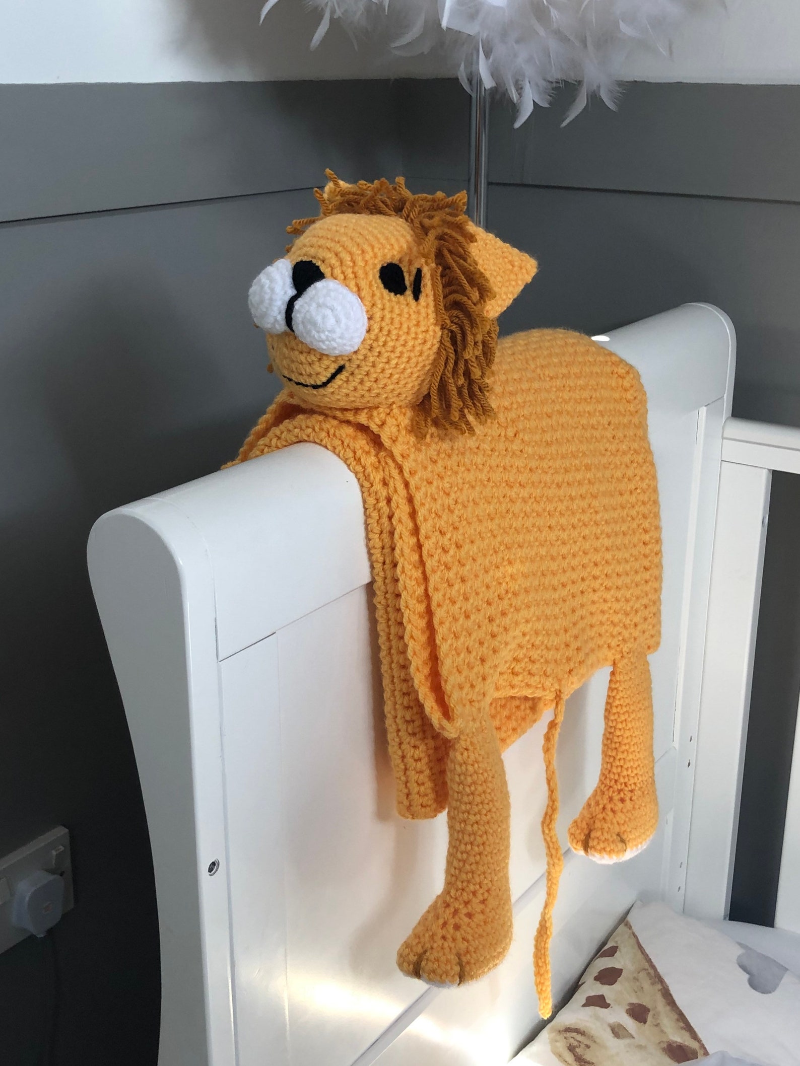 Baby Blanket Lion blanket Cuddle and Play Lion blanket Play Etsy