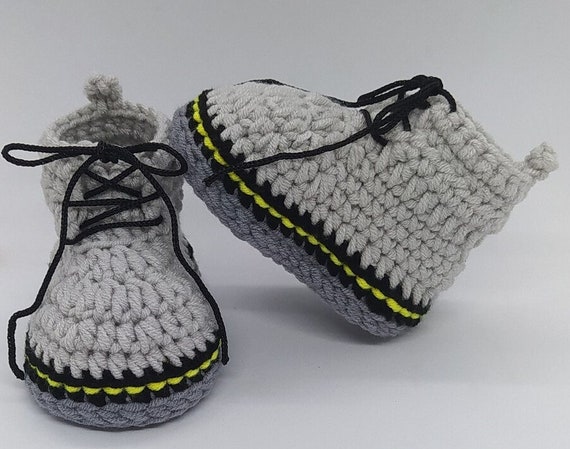 DM Style Baby Booties Crochet Booties Docmartin Boots Etsy