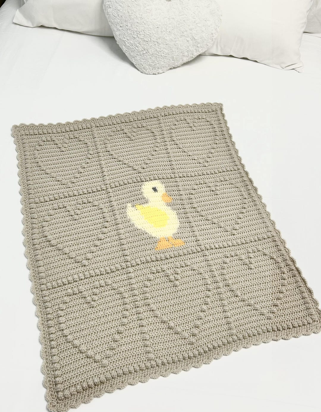 Crochet Bunny Blanket Pattern: Baby Afghan PDF (digital Download - Etsy