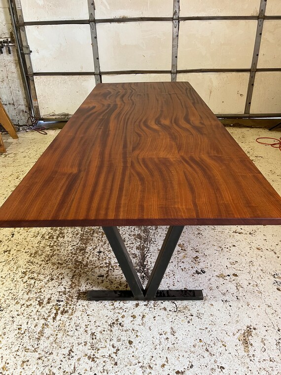 Exotic wood dining online tables
