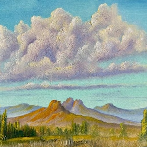 Colorado landscape. Original Oil Painting on Canvas Board. 10 x 8 inches. Artist; Hilton Braithwaite. Free Standard Shipping in the USA.