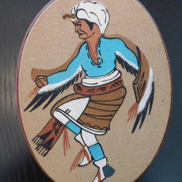 Virginia Tsosie Navajo Sand Art Eagle Dancer