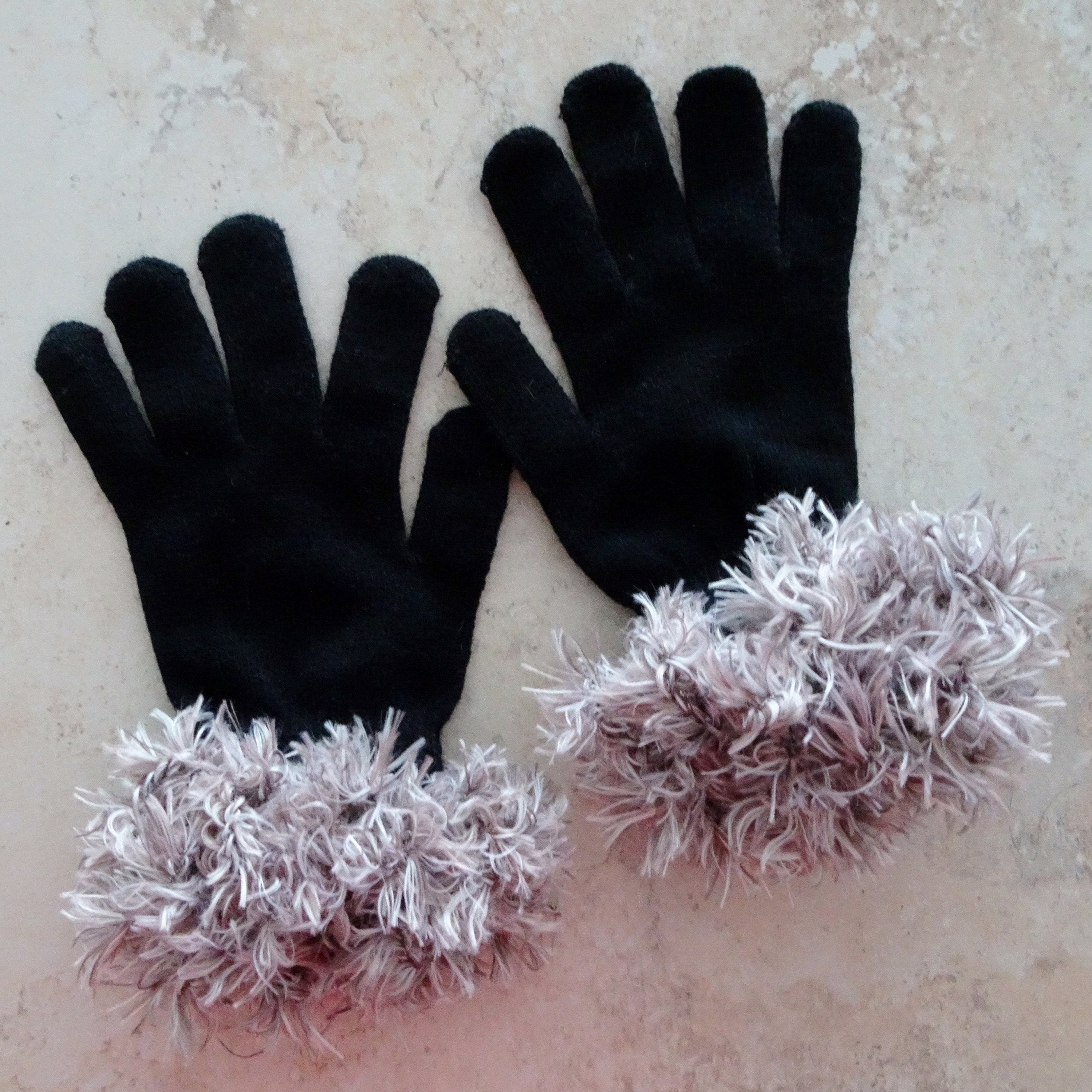 fancy winter gloves