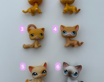 Vintage Littlest Pet Shop - Shorthair Cats 855 1377 78 71 1521 5 – Hasbro