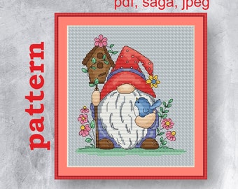 Elf Cross Stitch Etsy