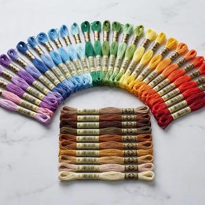 DMC Art 117 Embroidery Thread - Set of 50/40/30/20/10 skeins - Choose Your Colors - Message Your Numbers