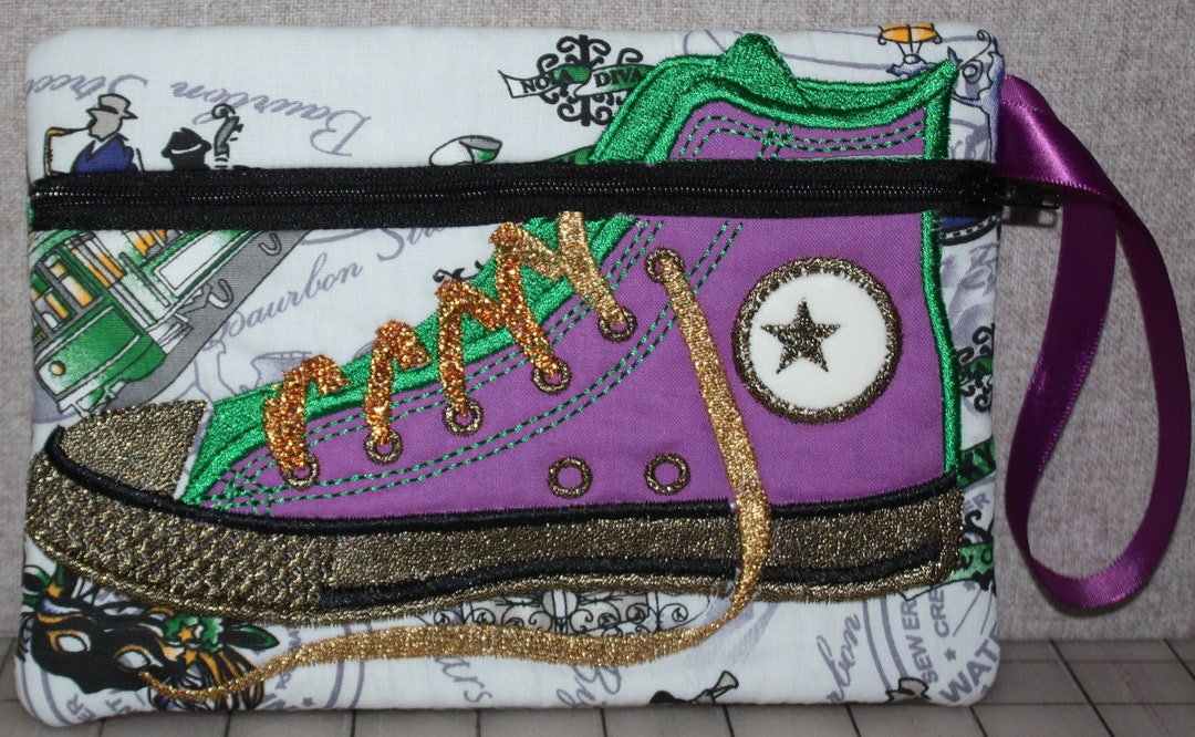 Zippered High Top Tennis Shoe Bag Etsy