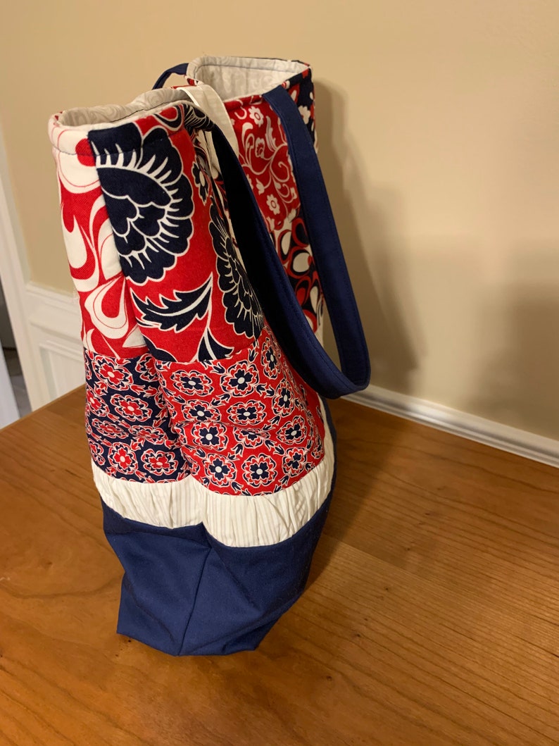 Red White and Blue Multi-use Tote Bag