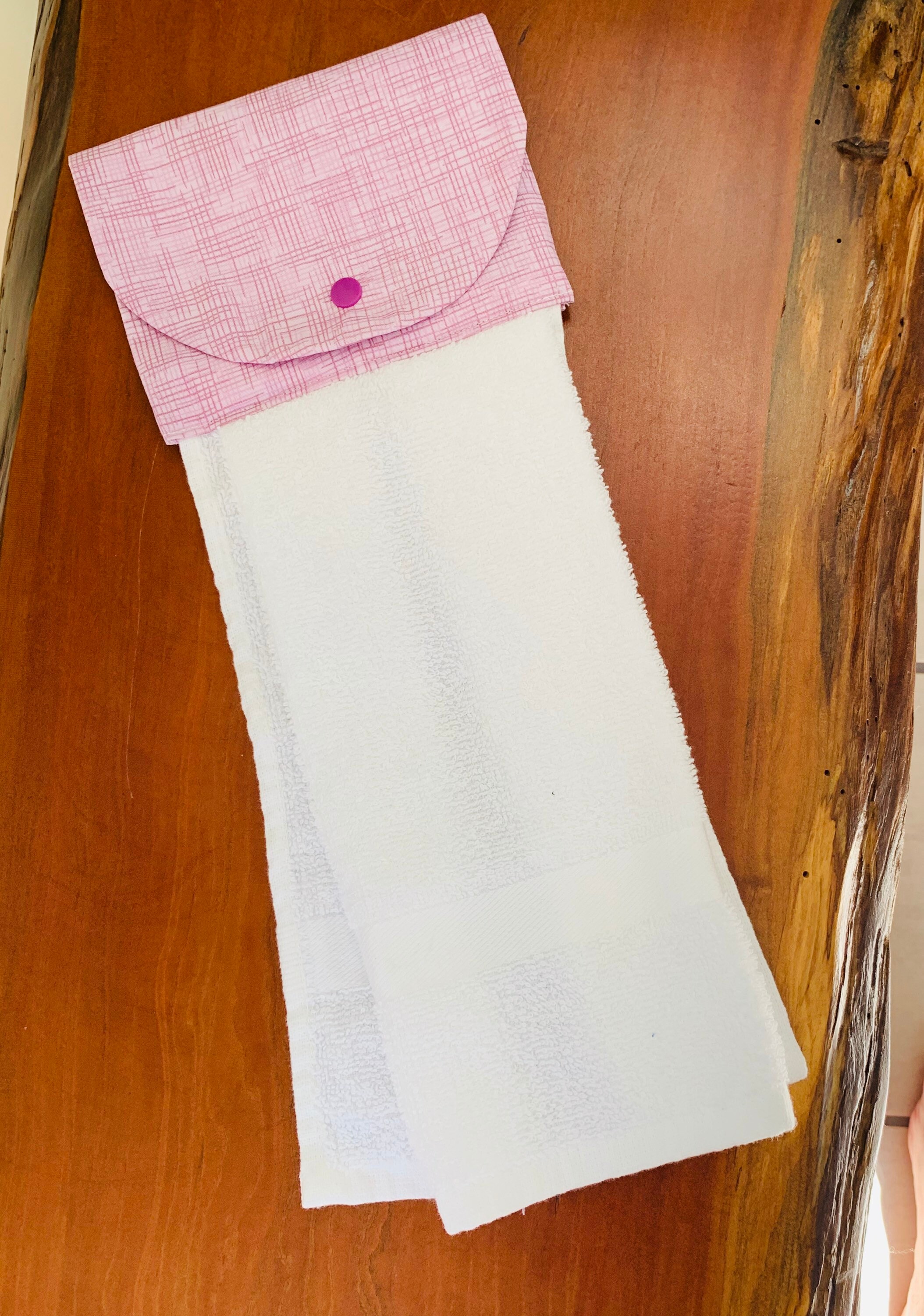 Decorative Kitchen Hand Towel with Snaps