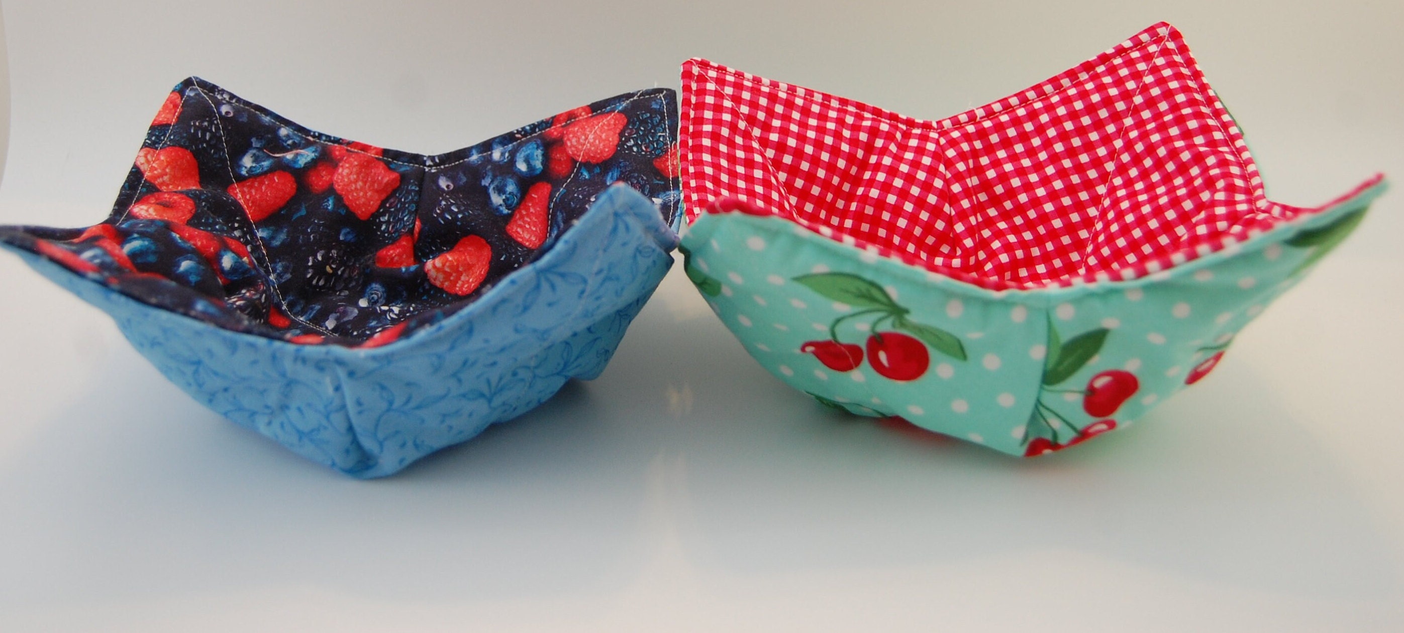 Quilted Bowl Holder Koozie Set of 2