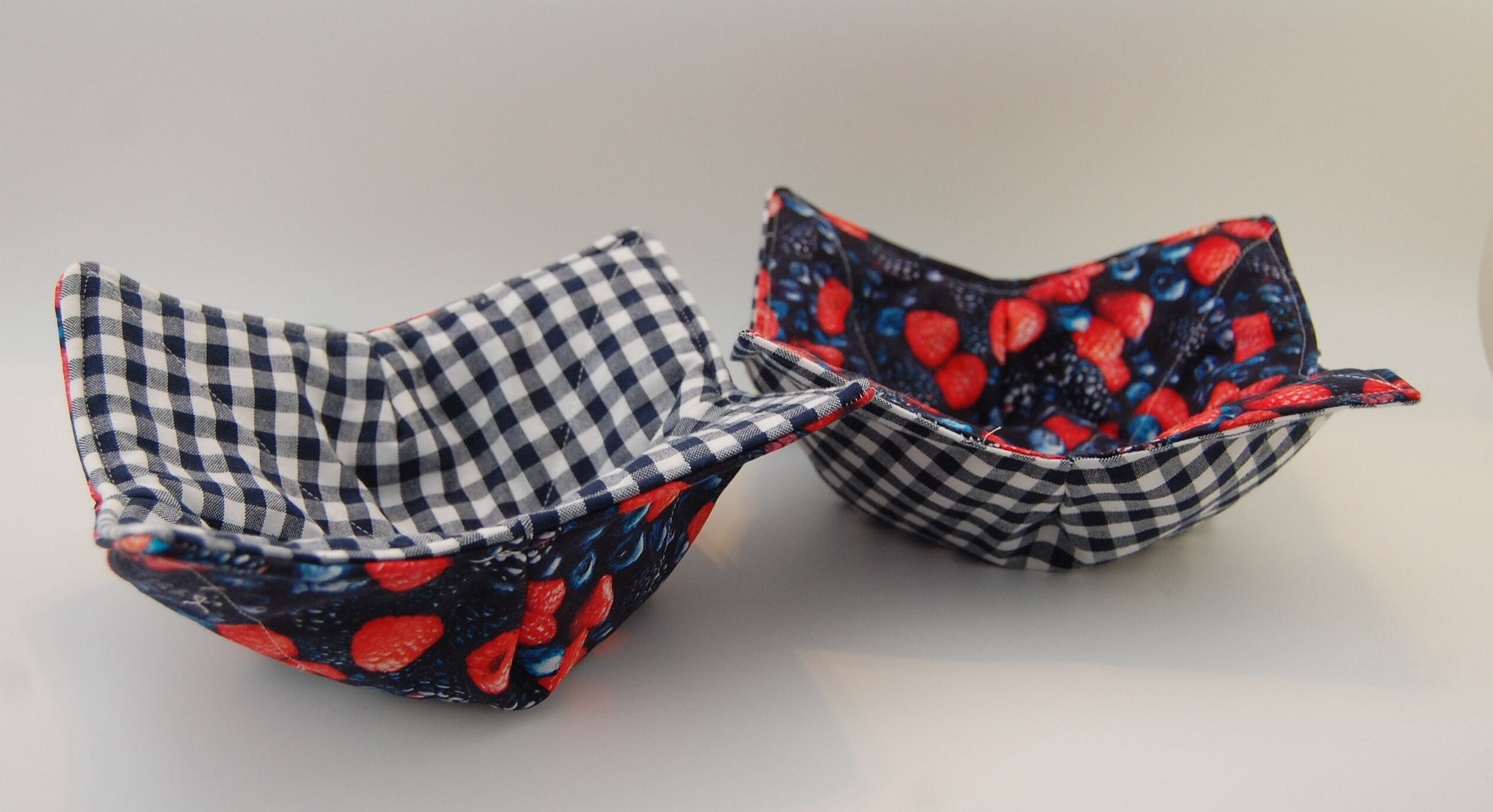 Quilted Bowl Holder Koozie Set of 2