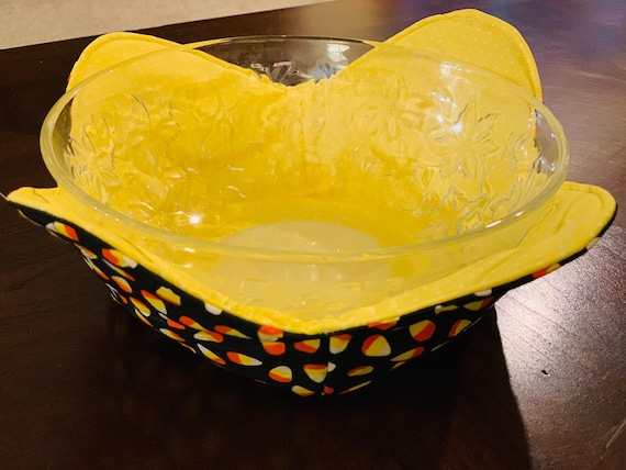 Halloween Quilted Bowl/Candy Bowl Holder