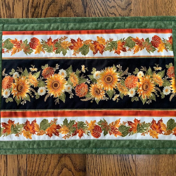 Quilted Placemats Set of 4 Etsy