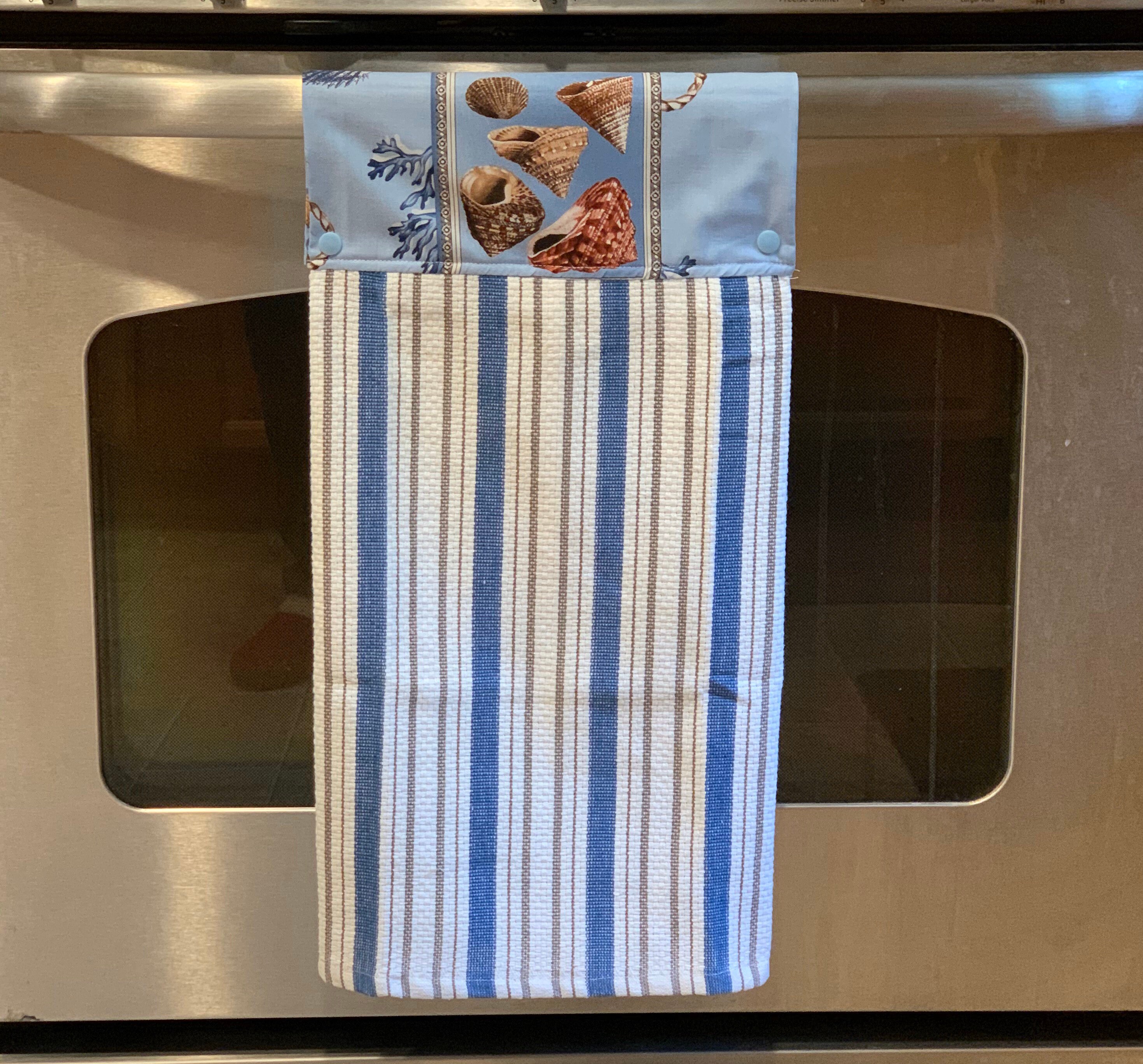 Decorative Kitchen Hand Towel with Snaps