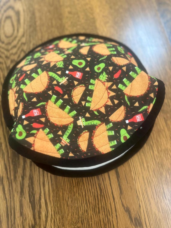 Tortilla Warmer, Bread Warmer, Quilted Warmer for Tortilla Shells Pita Bread Rolls, Peppers and Tacos Warmers