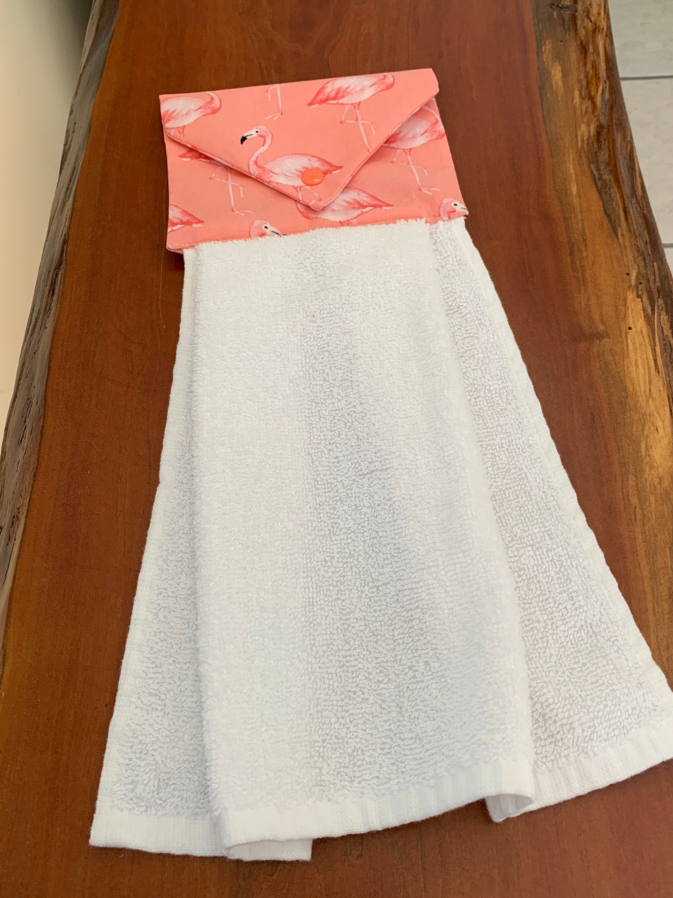 Decorative Kitchen Hand Towel with Snaps