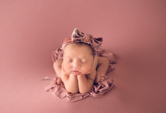 baby velvet headband