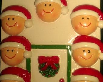 Personalize Family of 7 Ornament
