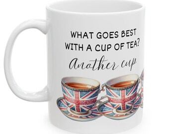 Union Jack Tea Cup: British Gift Mug (11oz)