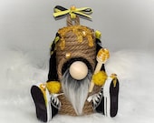Beehive Handmade Gnome, Nordic Gnome, Tomte, Nisse, Gonk, Bee Gnome, Sneakers, Honey, Bee Hive