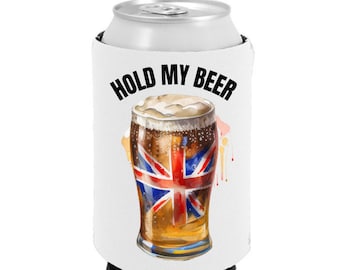 Coozie Per Birra Con Bandiera UK - Termica, Antiscivolo E Impermeabile - Confezione Da 4 - Foto 8