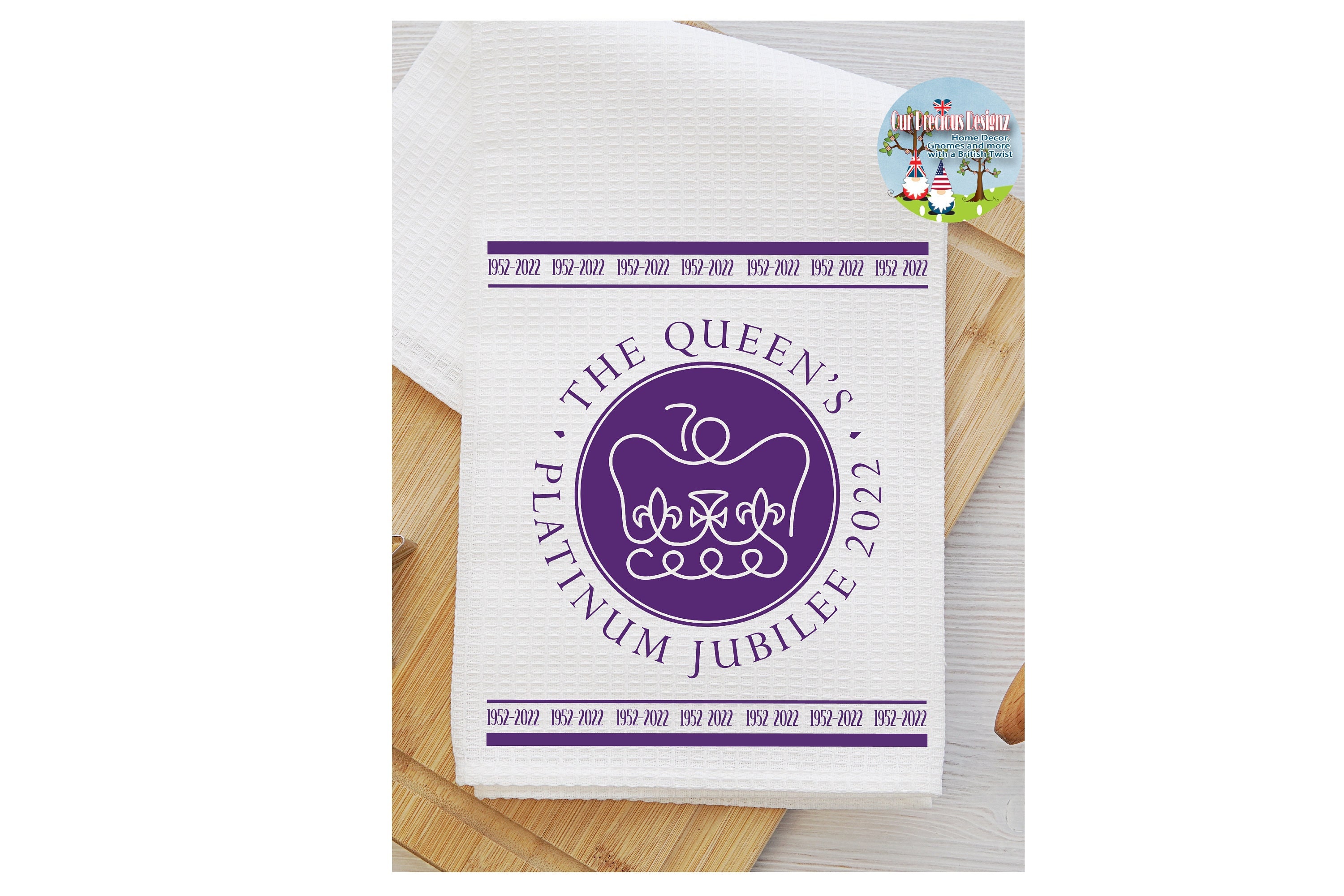 Bean & Bemble 限定ティータオル エリザベス女王プラチナ・ジュビリー