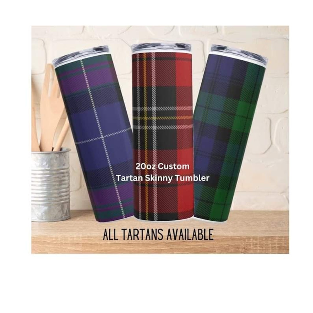 McInnes Ancient Tartan Crest 40 oz Insulated Tumbler with Handle