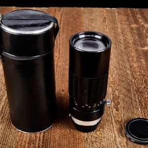 Soligor Auto 250mm f4.5 M42 Mount Telephoto Prime Lens with Case
