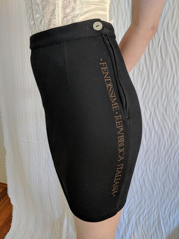 Fendi Fendissime 1960's mini skirt