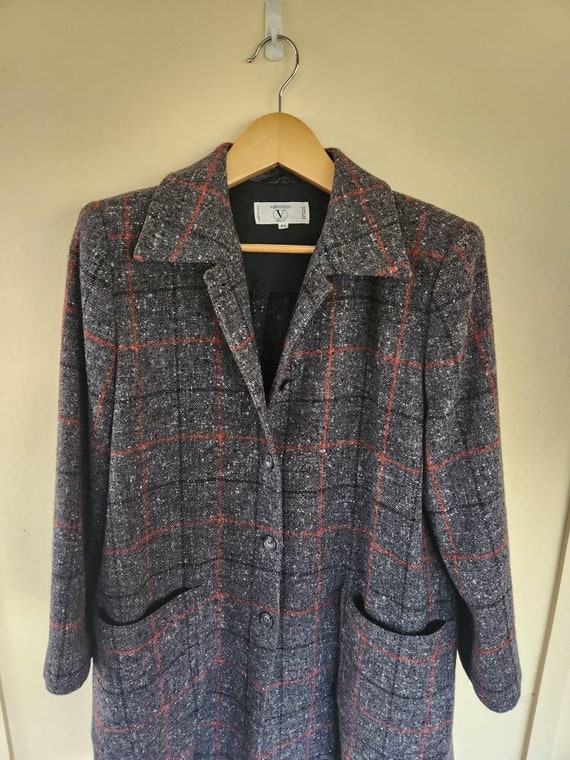 Valentino, Miss V 1980s wool coat - image 1