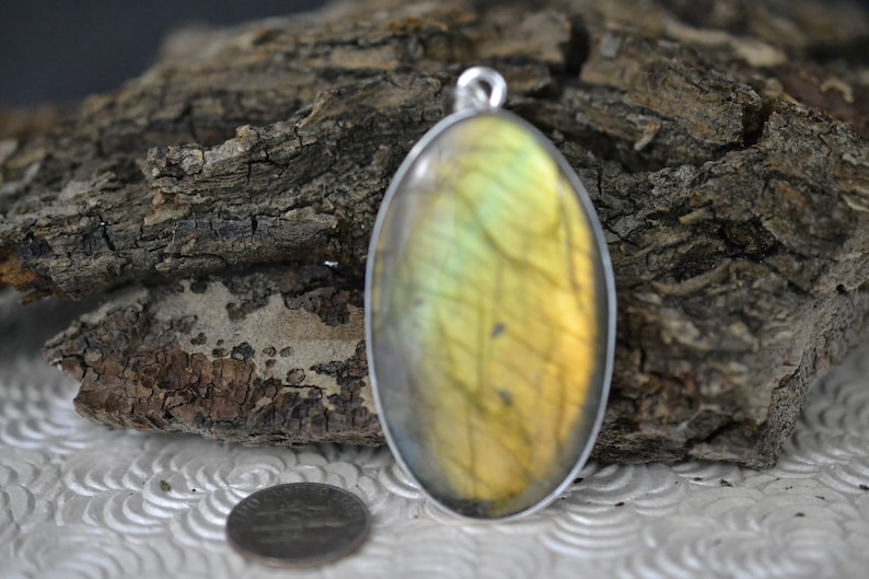 Natural Labradorite Silver Pendant Labradorite Silver Pendant 925 sterling silver Labradorite Silver Pendant Labradorite Pendant