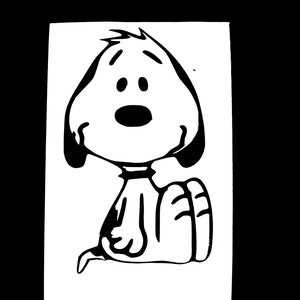 DIY Beagle Dog Sitting Vinyl Decal, Laptop Decal, Tablet Decal, Car Window, Drinkware, Wall Decal, Cell Phone Decal, Yeti Cup Decal