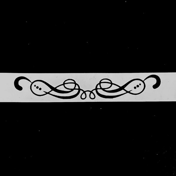 DIY Vinyl Accent Scroll or Flourish Decal, Wall Decal, Dresser Drawer Decal, Mirror Decal, Laptop, Tablet, Furniture Decal. Car Window Decal