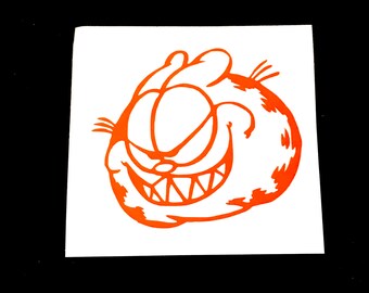 Garfield Window Decal - Etsy