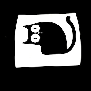 DIY Cat Vinyl Decal, Choose Size, Choose Color, Laptop, Cell phone, Car Window, Drinking Cup, Picture Frame, Glass Ware, Cat Lovers, Purr