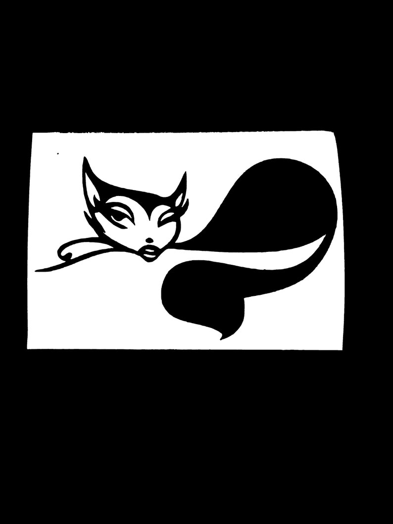 DIY Sexy Feline Cat Vinyl Decal image 1