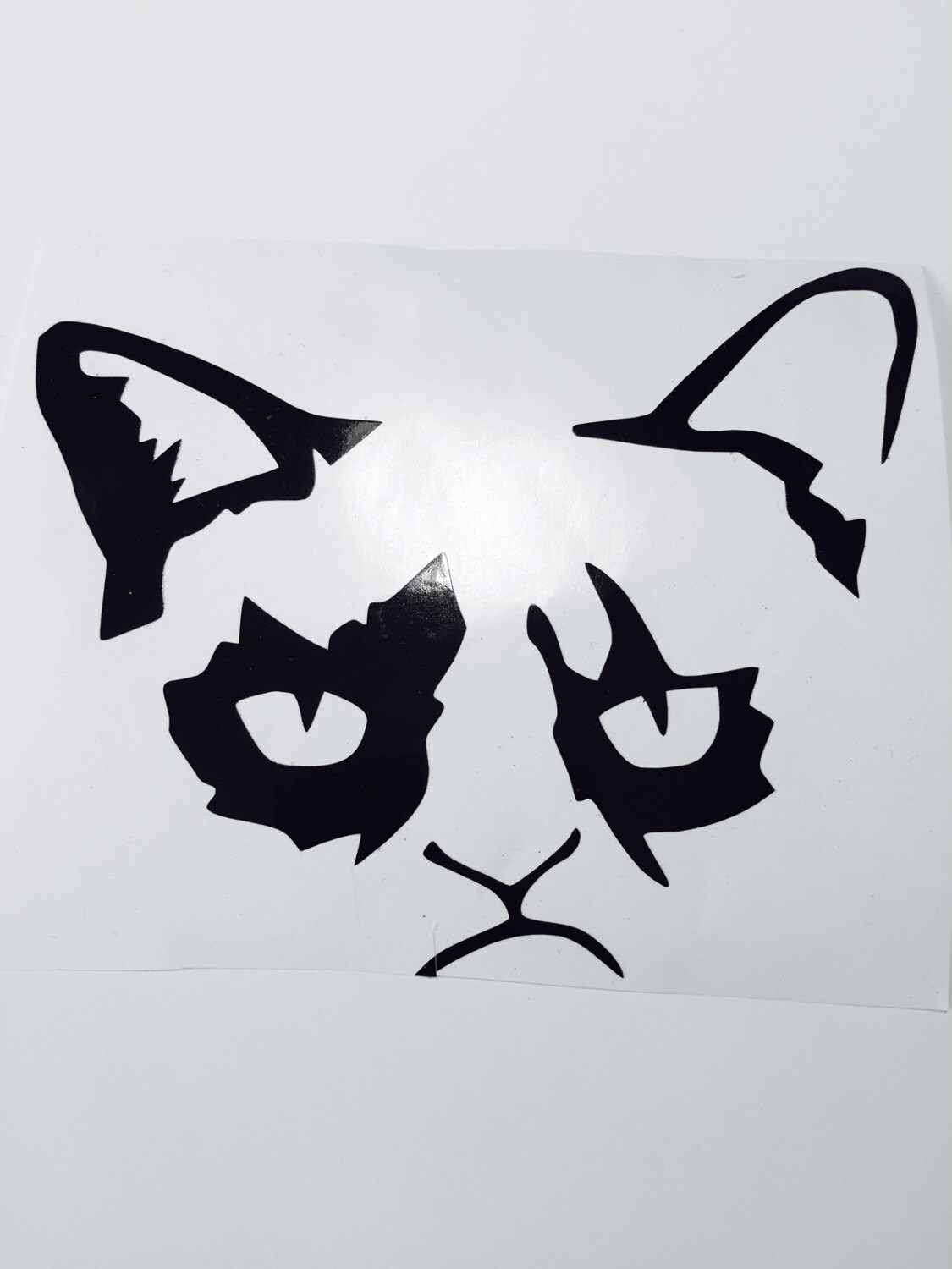 Large Grumpy Cat Decal | Etsy