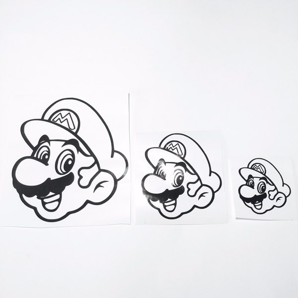 Mario Brothers Decal - Etsy